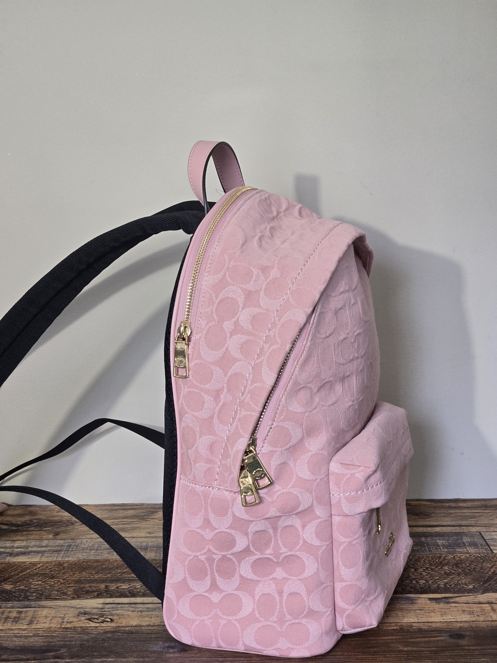 Coach Taylor Backpack In Signature Denim - Picture 4 of 9